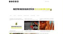 Desktop Screenshot of blog.bolololab.com